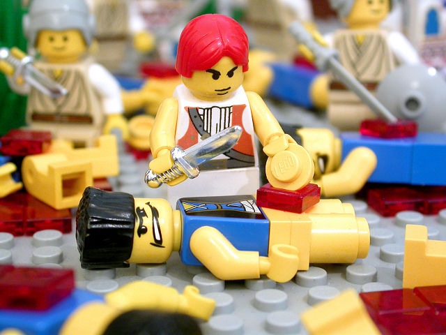 10 escenas espantosas de la biblia recreadas en Lego 1
