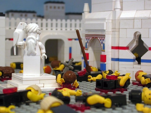 10 escenas espantosas de la biblia recreadas en Lego 6