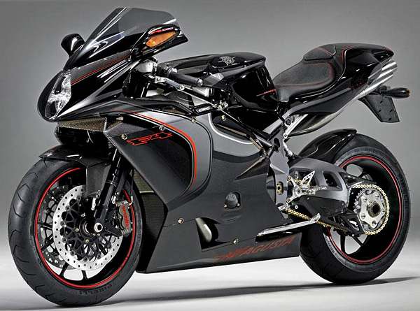 Vemos una moto plateada  con un diseño hermoso y futurista