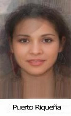 Mujer latina con rasgos  fuertes pomulos altos cejas delgadas ojos negros redondos y boca semigruesa