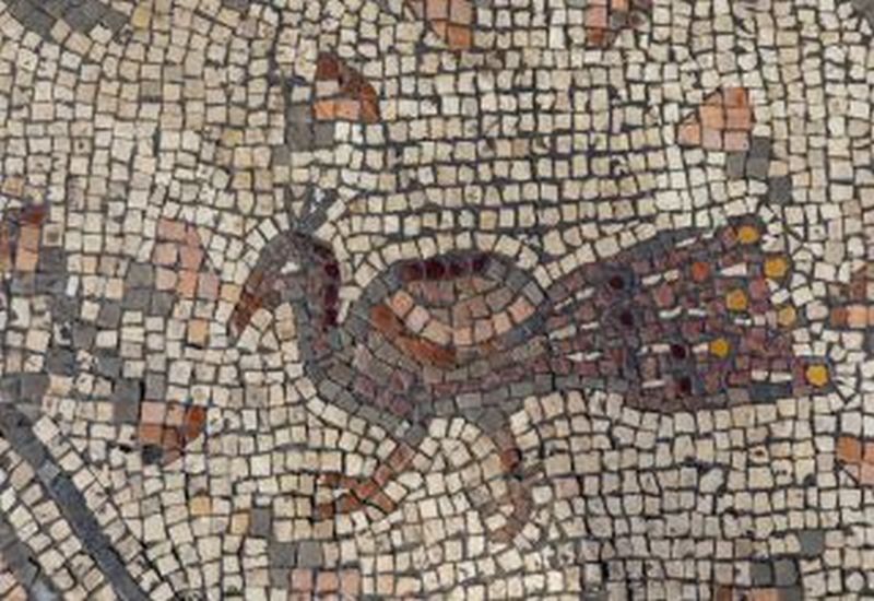 Mosaico en el piso 