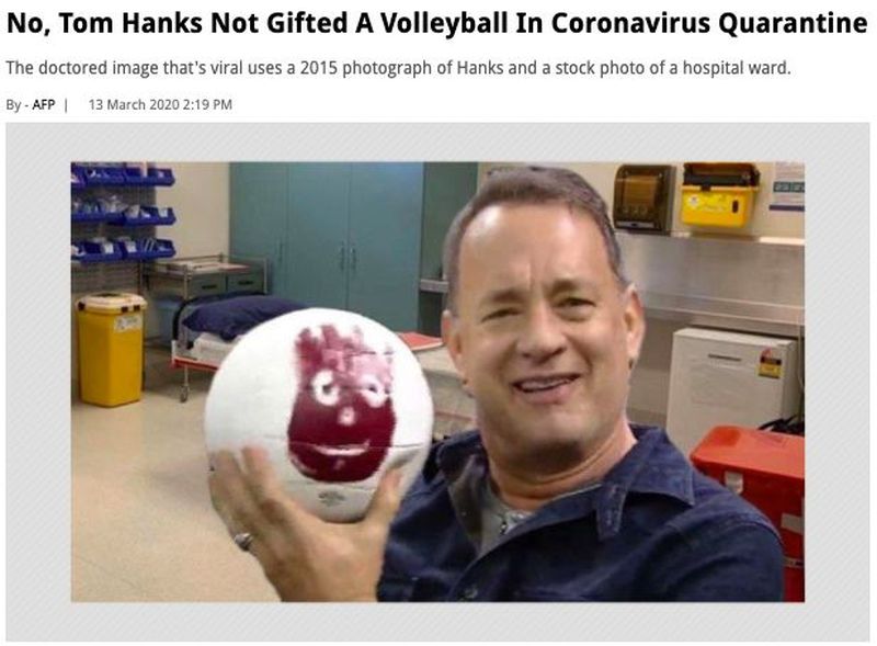 Noticia mostrando a un hombre con un balón de voleibol