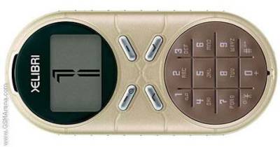 Vemos un pequeño celular con pantalla retro monocromatica