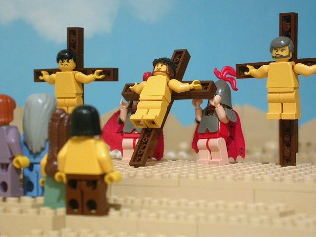 10 escenas espantosas de la biblia recreadas en Lego  7