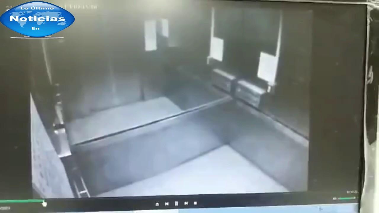 Camara graba a un hombre atrapado en un ascensor por 41 horas