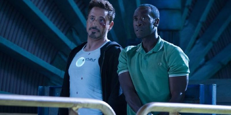 Tony y Rhodey juntos