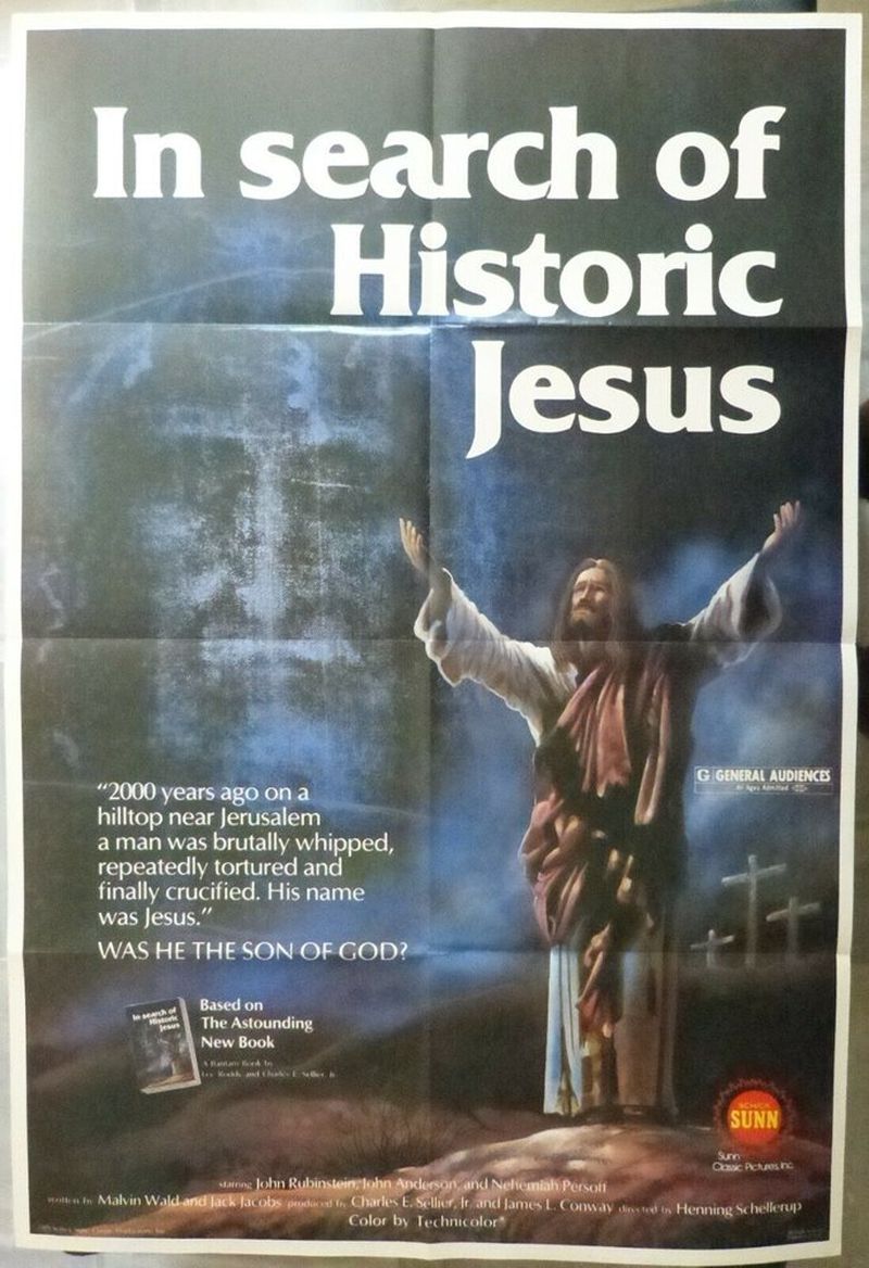 Portada de la pelicula donde muestra a jesus con brazos extendidos