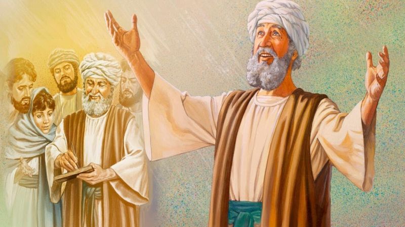 Un hombre con manos alzadas