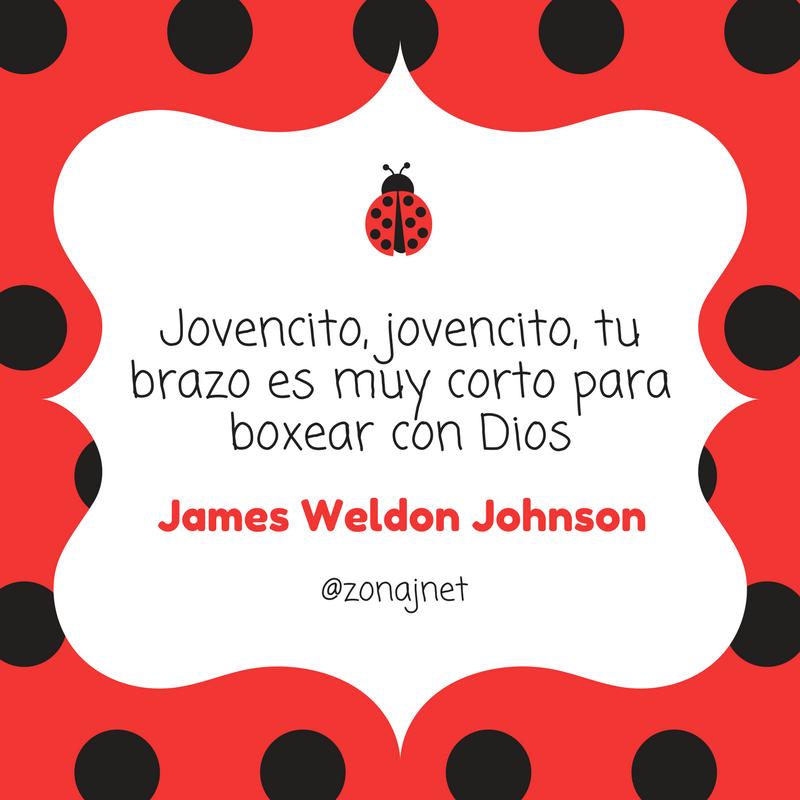 UN fondo rojo con puntos negros y dentro un fondo blanco con um mensaje y un pequeño cucarron rojo con puntos negros