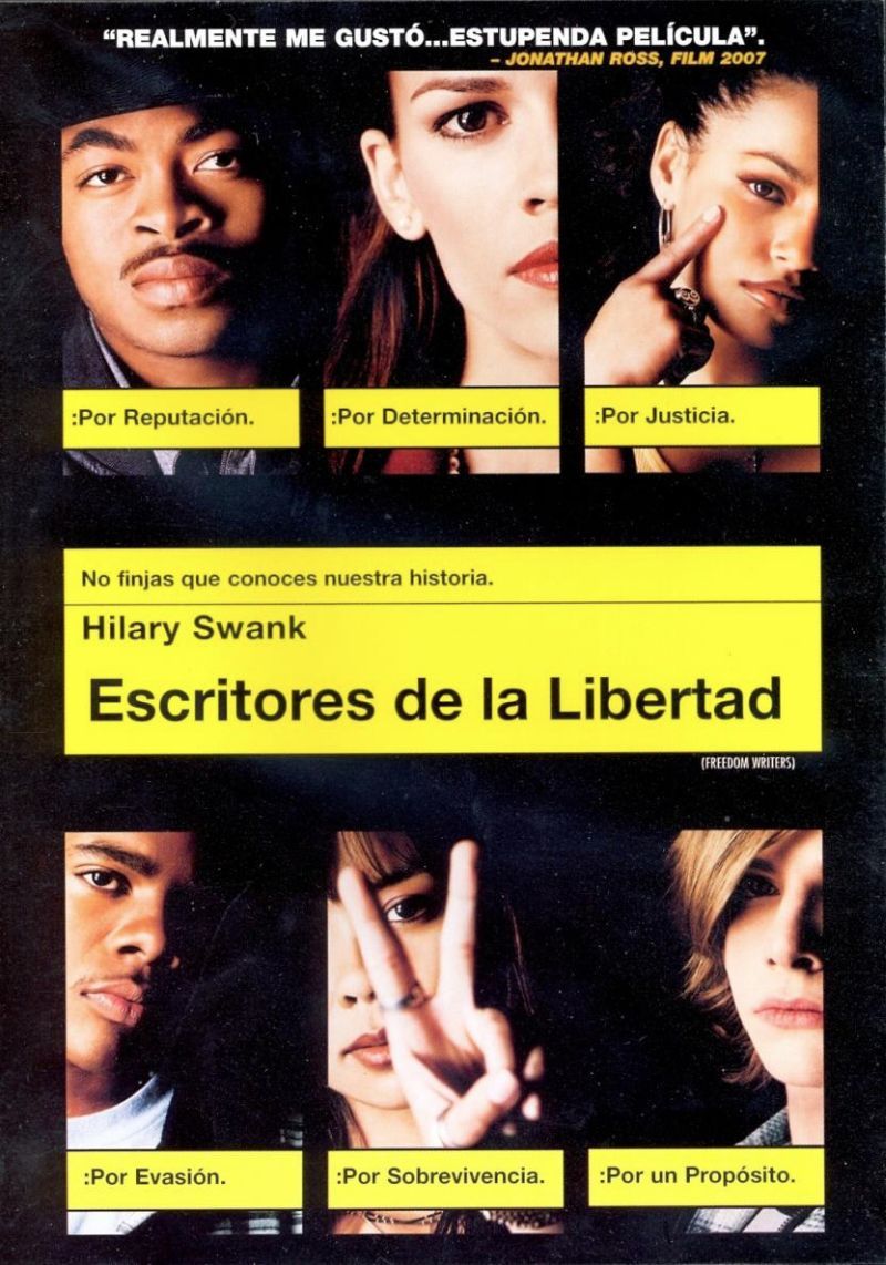 Portada de la pelicula mostrando varias fotos de personas