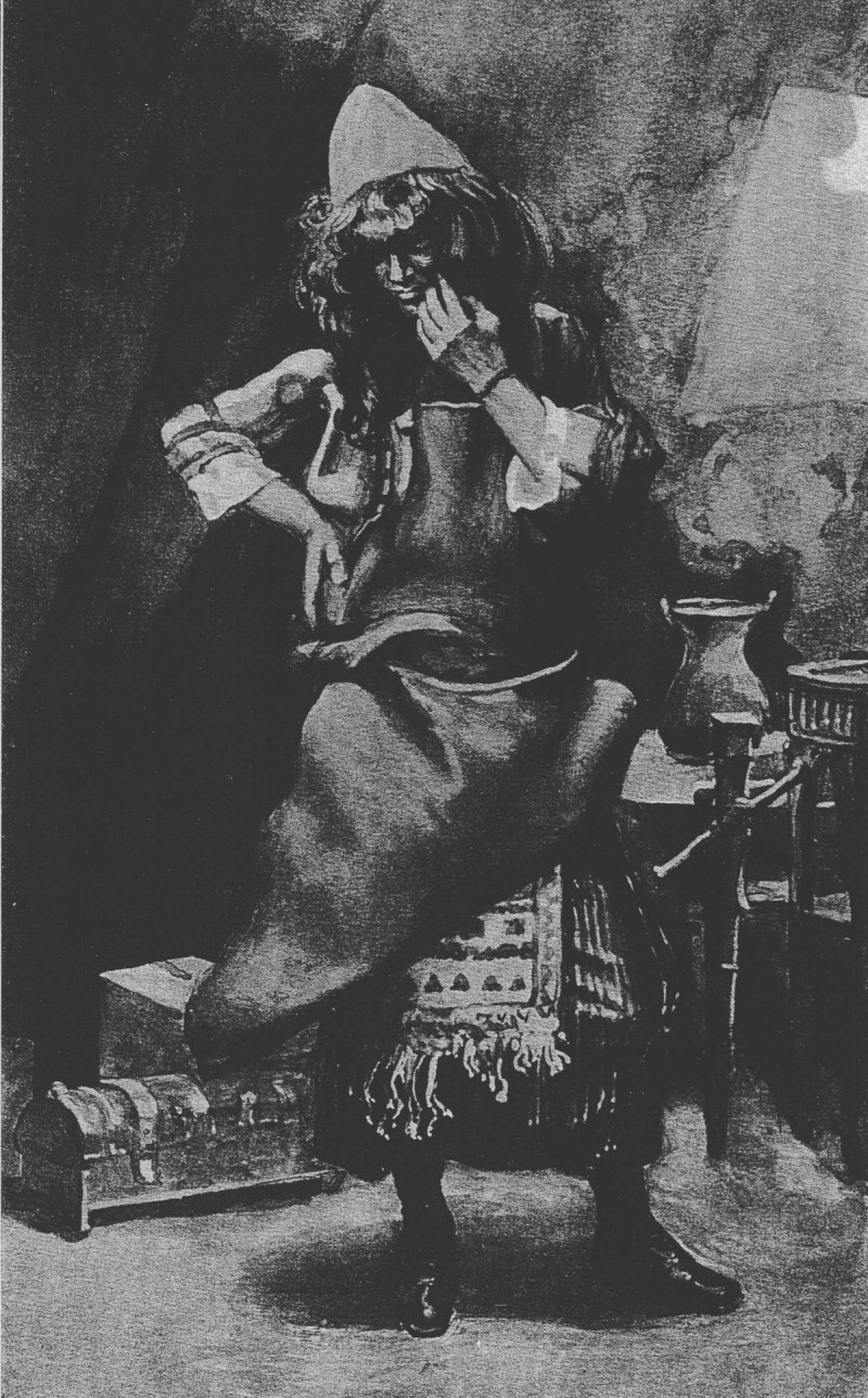 Una persona de cabello largo y vestido por completo