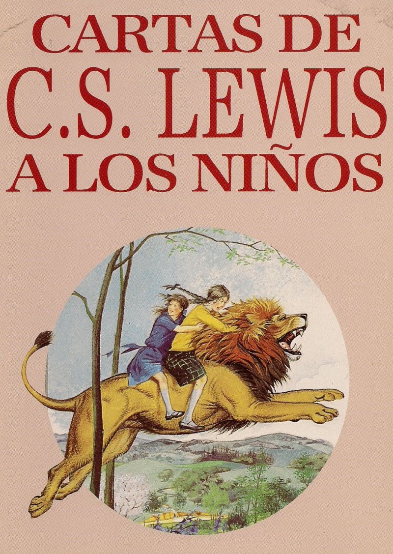 Dos niños montados en un león