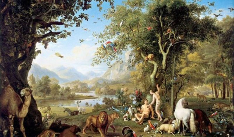 Una imagen de como era el Edén