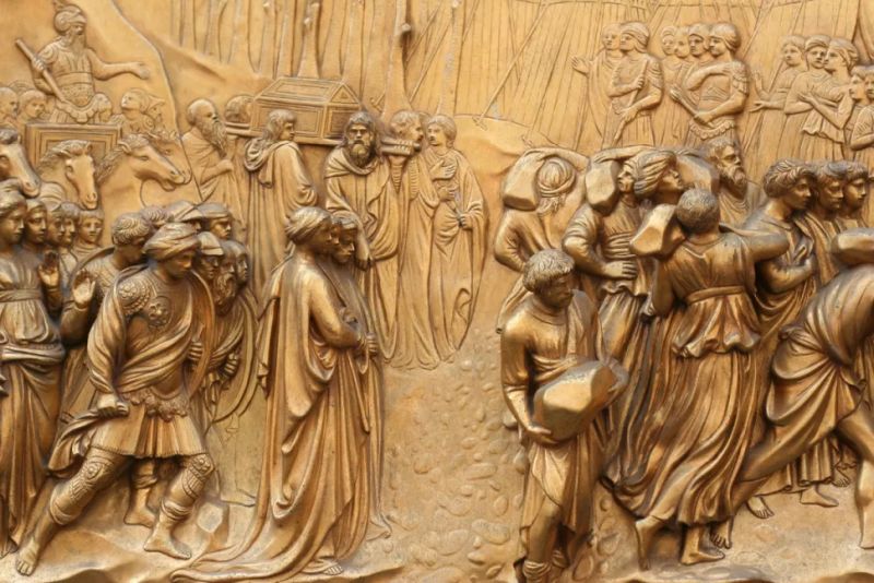 Tallado de el arca de la alianza