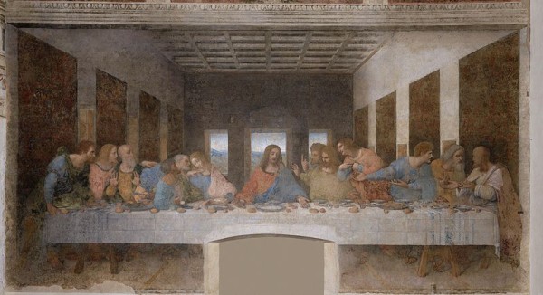 Es jesús en la última cena con sus discípulos compartiendo con ellos la última vez