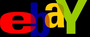 Vemos la palabra ebay en varios colores y grandes letras