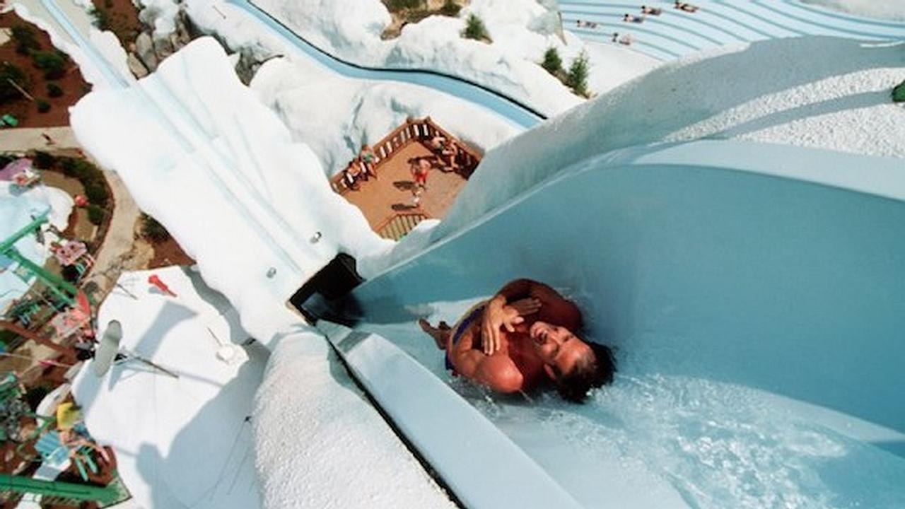 The world's tallest water slides