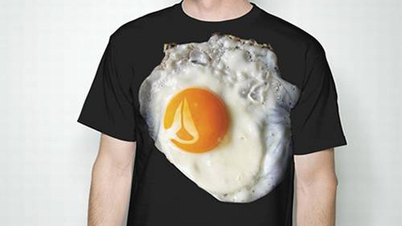 Una camiseta para los fanáticos de los huevos